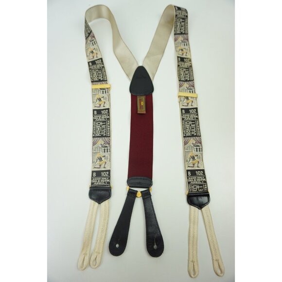 Trafalgar Other - Trafalgar Romeo Juliet Shakespeare Limited Edition Button Fitting Suspenders